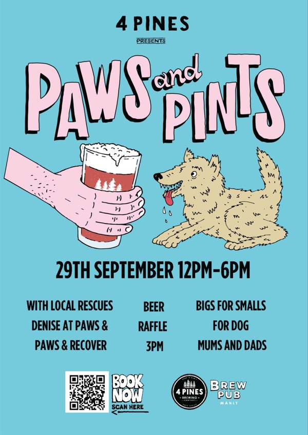 Paws & Pints at 4 Pines Manly